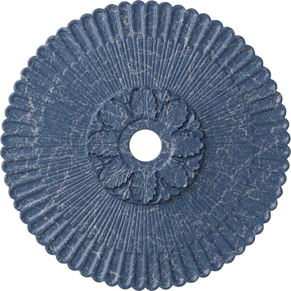 Ekena Millwork Melonie Ceiling Medallion (Fits Canopies up to 6 1/4"), 36 1/4"OD x 1 7/8"P, Americana Crackle CM36MEAMC - main